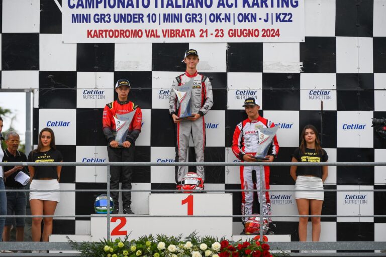 ORLOV WINNER KZ2 AND KZ2 UNDER 18 IN VAL VIBRATA